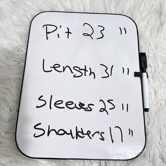 H by Halston 100% Linen Tunic Shirt Blouse Bright White Blue Artsy Floral Sz L - Picture 11 of 11